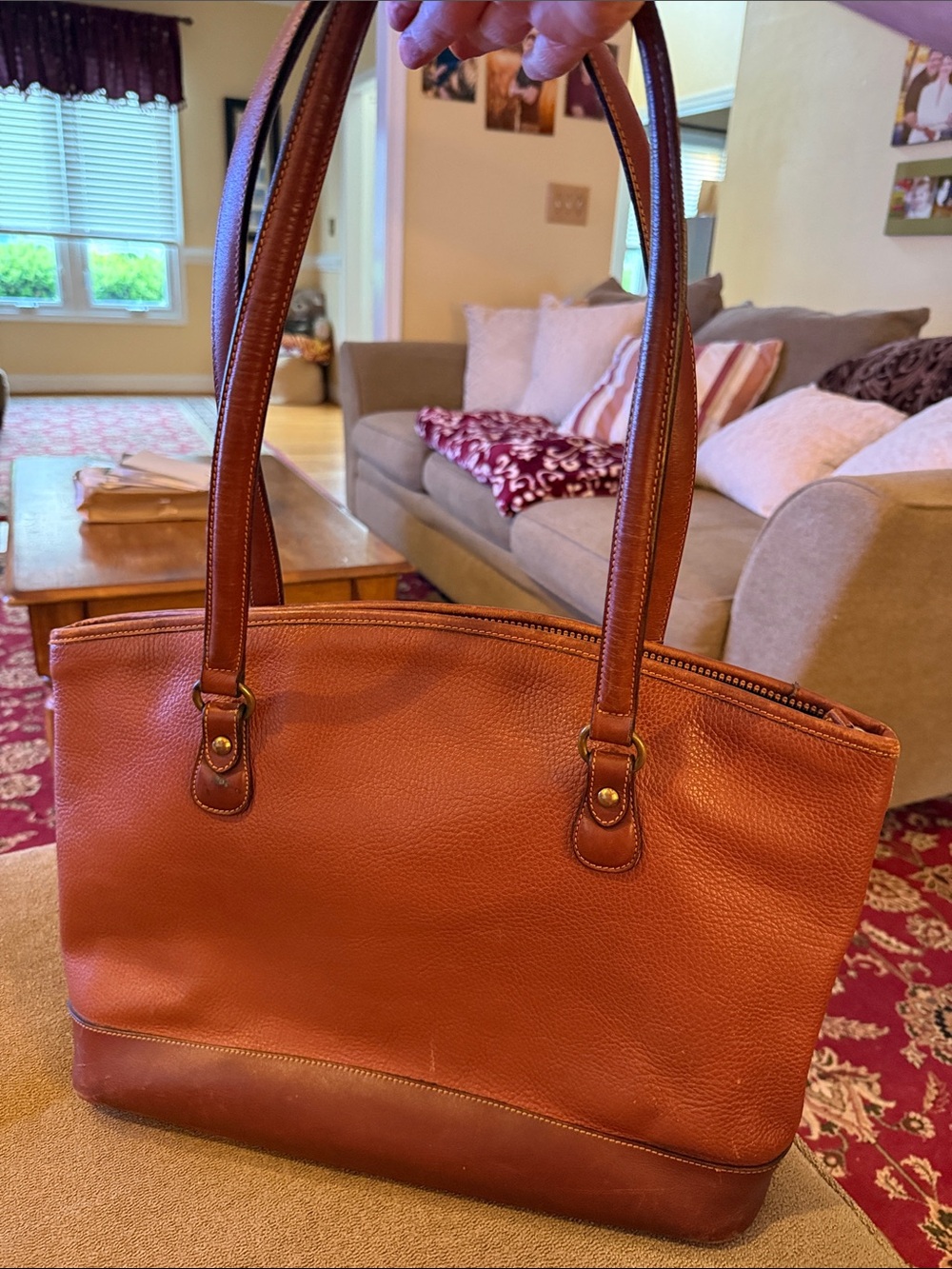 Vintage Coach Wendell 4233 Shoulder Bag Purse Chocolate Brown Leather (TD)